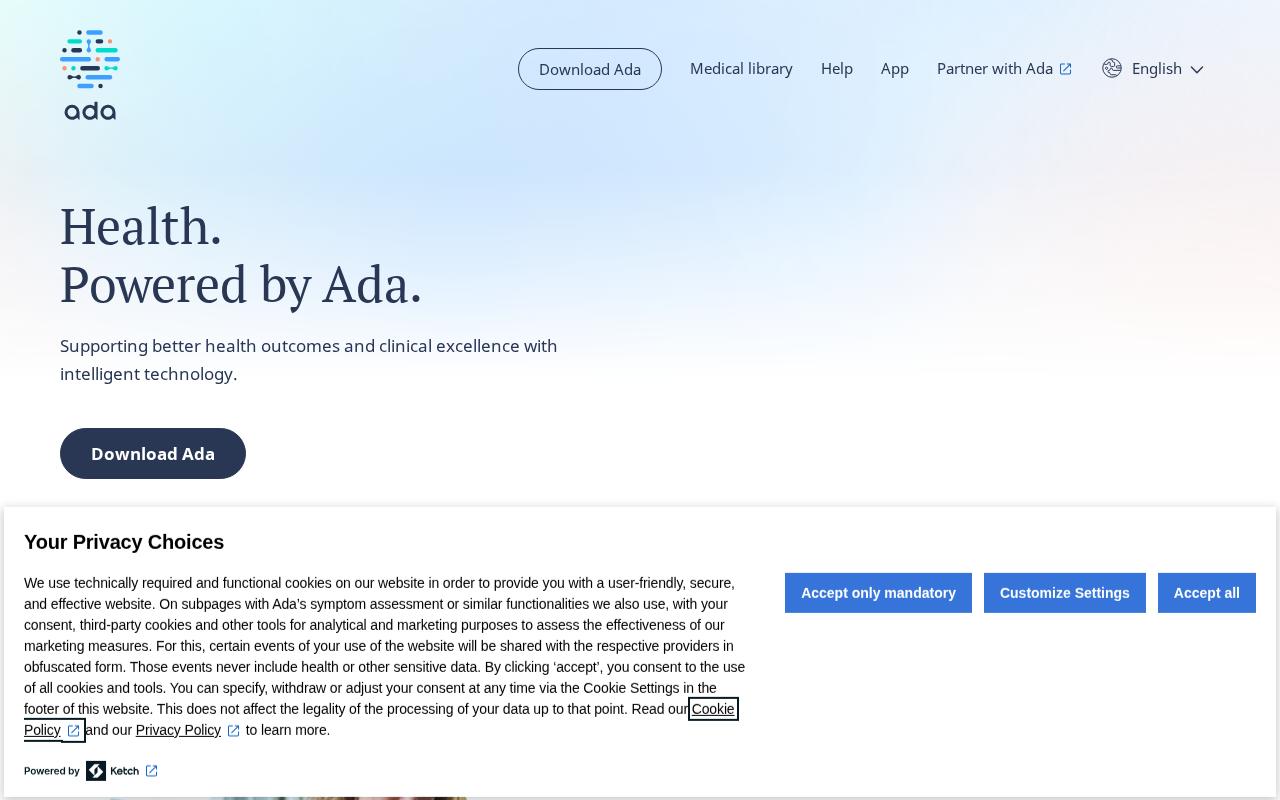 Ada Health скриншот