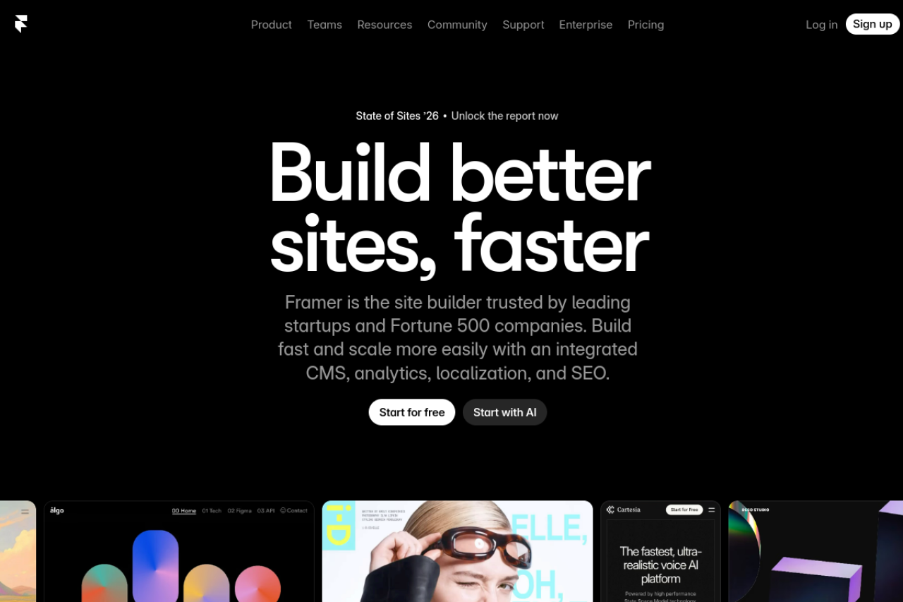Framer AI скриншот