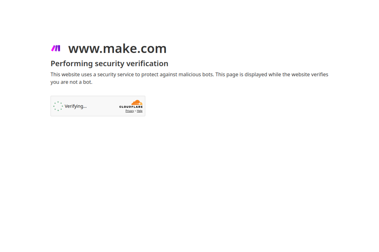 Make.com скриншот