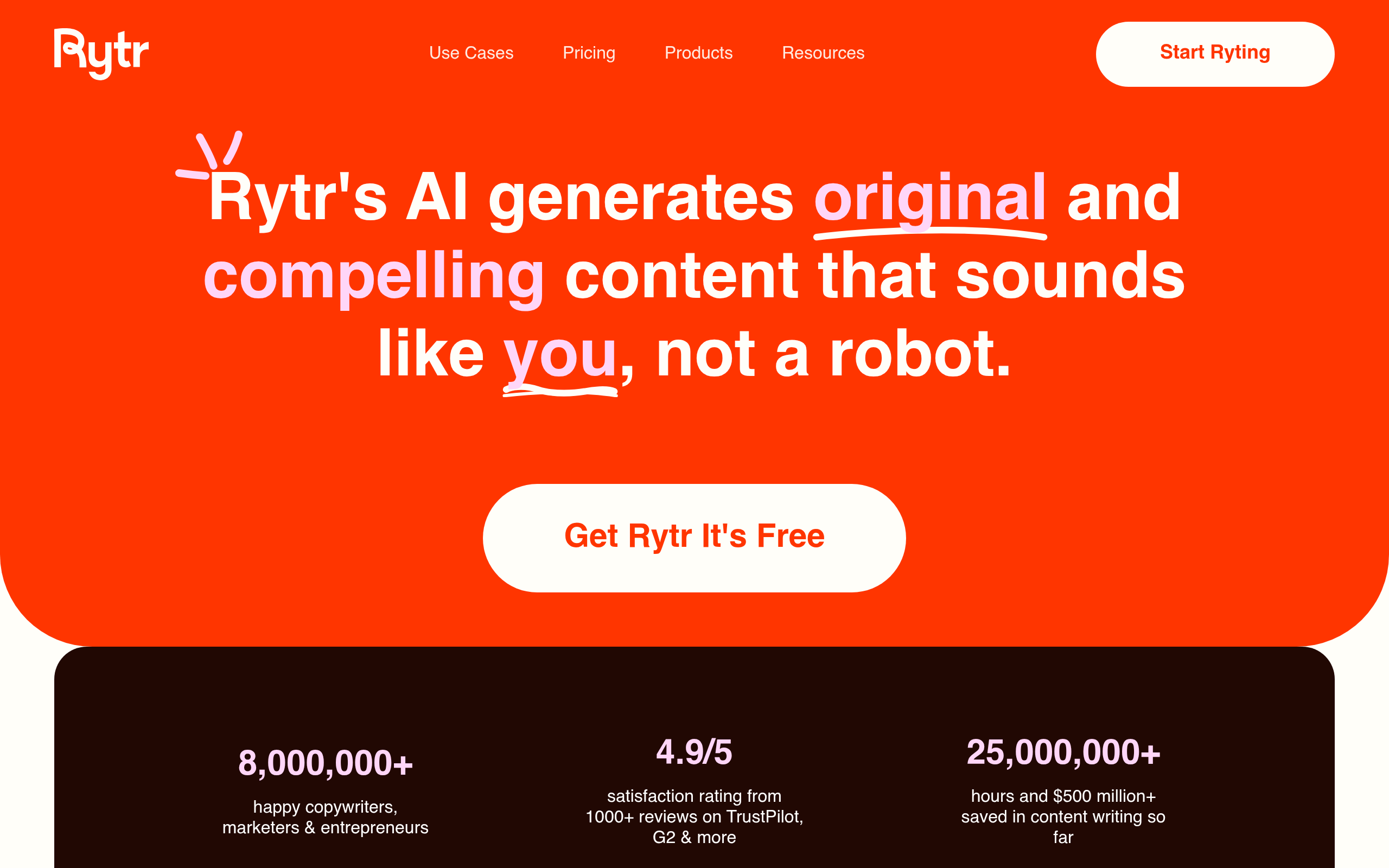 Rytr скриншот