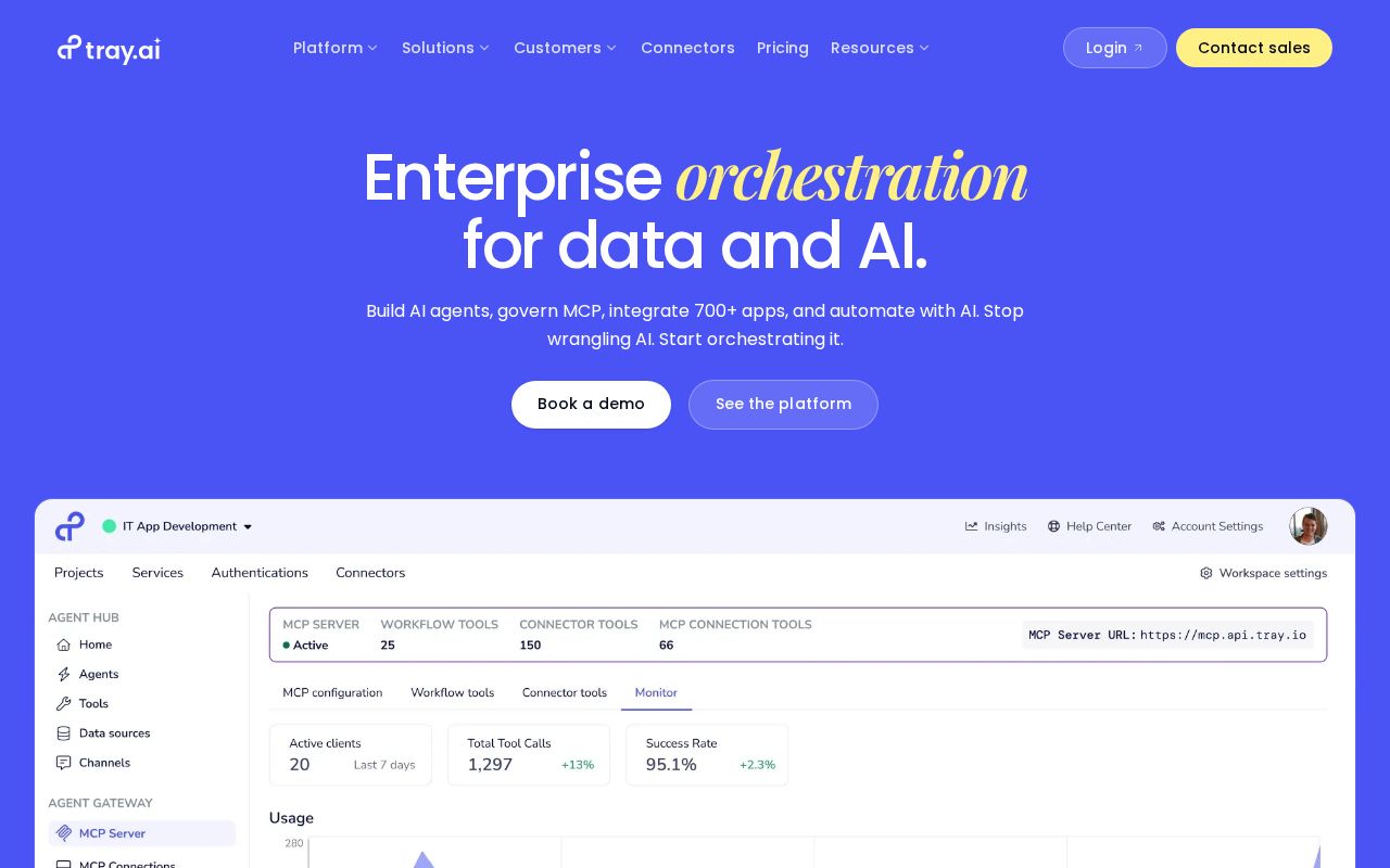 Tray.io скриншот